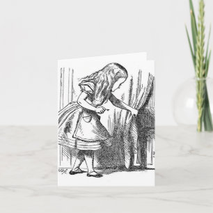 Alice im Wunderland Karte