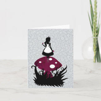 Alice im Wunderland-Karte Karte