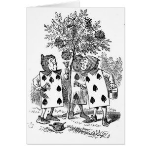 Alice im Wunderland-Karten-Soldaten