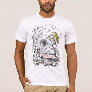 Alice im Wunderland-Kartenstapeles T - Shirt