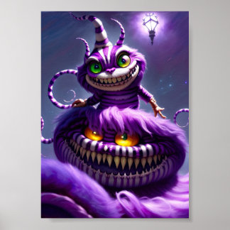 Alice im Wunderland Katzenposter Poster