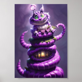 Alice im Wunderland Katzenposter Poster