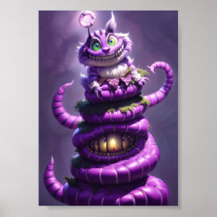 Alice im Wunderland Katzenposter Poster