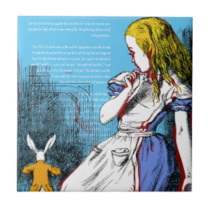 +{ Alice im Wunderland }+ Keramik Fliese