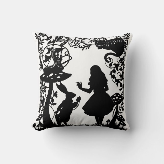 Alice im Wunderland Kissen (Vorderseite)
