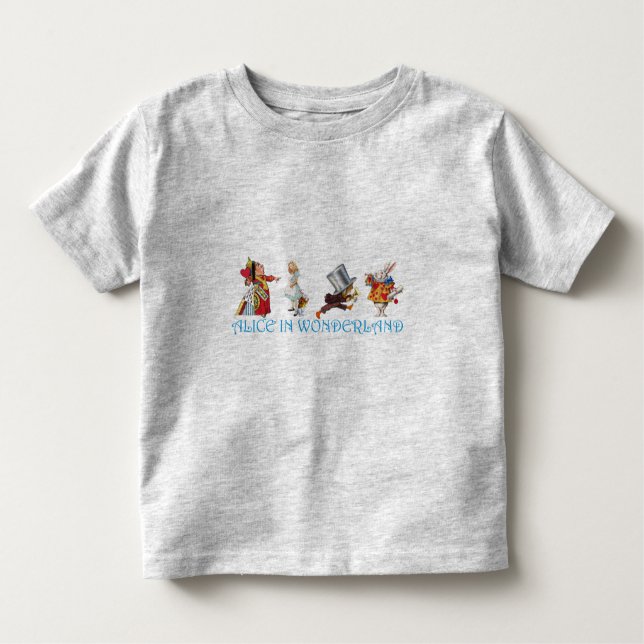 ALICE IM WUNDERLAND KLEINKIND T-SHIRT (Vorderseite)