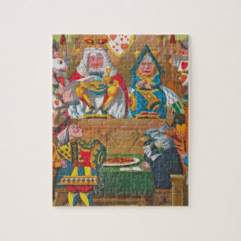Alice im Wunderland - König und Königin des Herzen Puzzle