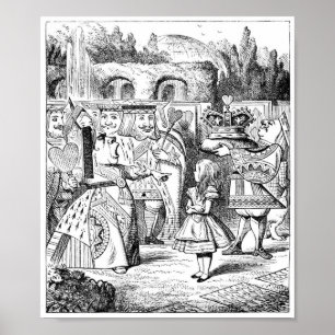 Alice im Wunderland: Königin des Herzens & Erste N Poster