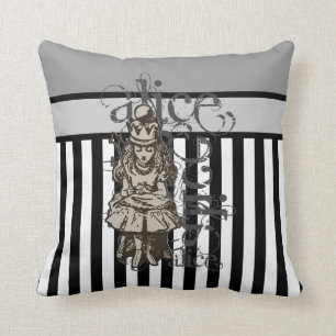 Alice im Wunderland-Königinalice Grunge Kissen