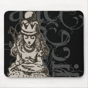 Alice im Wunderland-Königinalice Grunge (Single) Mousepad