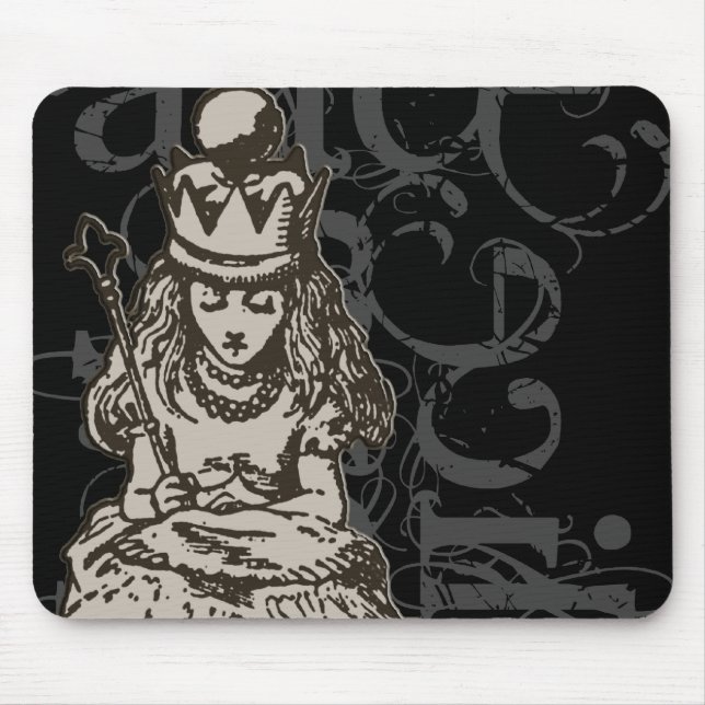 Alice im Wunderland-Königinalice Grunge (Single) Mousepad (Vorne)