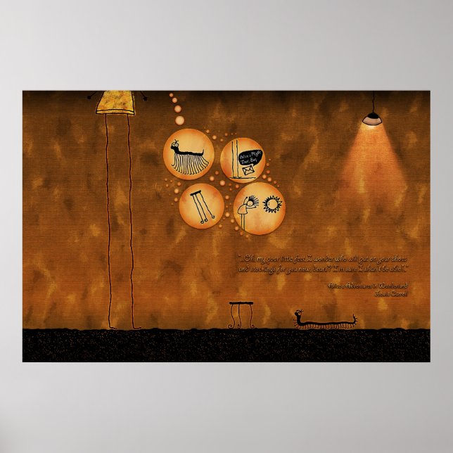 Alice im Wunderland - Kuriouser und Kuriouser Poster (Vorne)