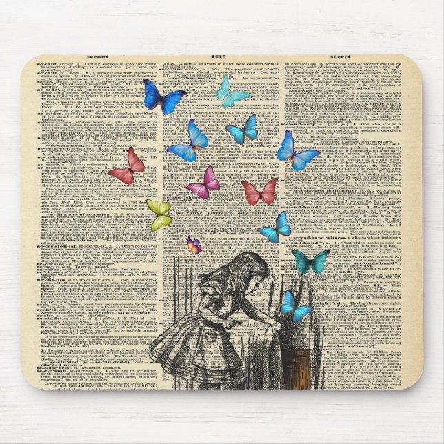 Alice im Wunderland - Lass des Abenteuers Mousepad (Vorne)