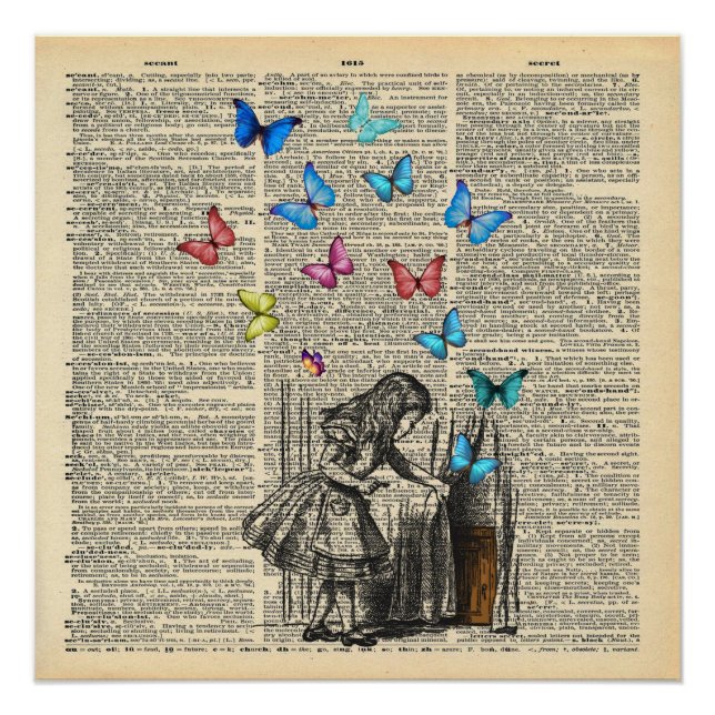 Alice im Wunderland - Lass des Abenteuers Poster (Vorderseite)