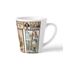 Alice im Wunderland Latte Tasse