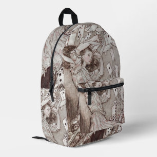 Alice im Wunderland Lewis Carroll Rackham Bedruckter Rucksack