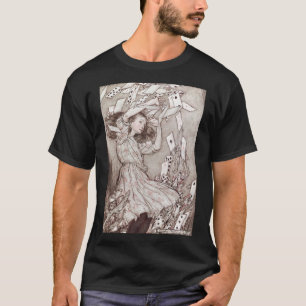 Alice im Wunderland Lewis Carroll Rackham T-Shirt