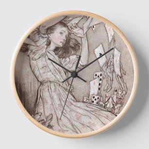 Alice im Wunderland Lewis Carroll Rackham Uhr
