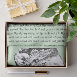 Alice im Wunderland Lobster Quadrille Song Seidenpapier