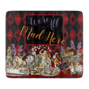 Alice im Wunderland Mad Cheshire Cat Schneidebrett