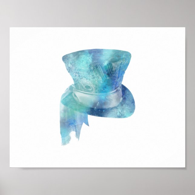 Alice im Wunderland Mad Hatter Horizontal Print Poster (Vorne)