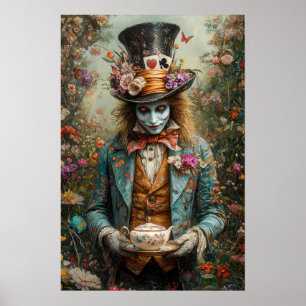 Alice im Wunderland Mad Hatter mit Teapot-Geschich Poster