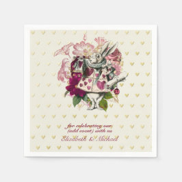 Alice im Wunderland Mad Hatters Tee Party Custom Serviette