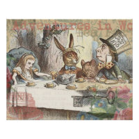 Alice im Wunderland Mad Tea Party Kunst