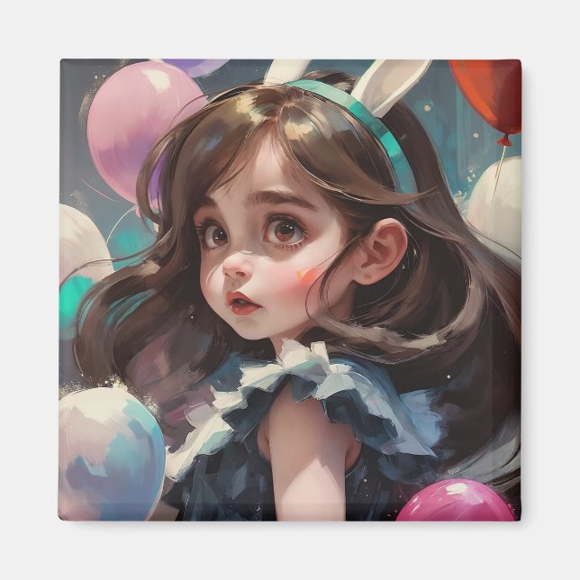 Alice im Wunderland Magnet (Vorne)