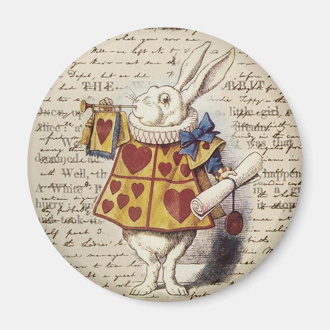 Alice im Wunderland Magnet (Vorne)