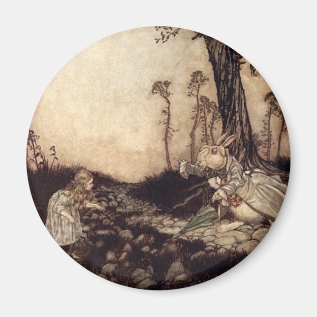 Alice im Wunderland Magnet (Vorne)