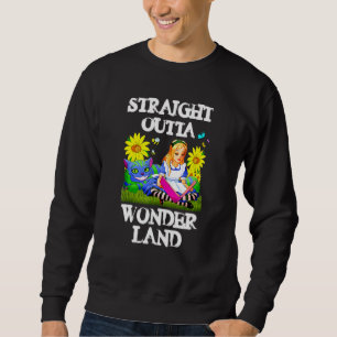 Alice im Wunderland Männer Frauen Kinder im Freien Sweatshirt