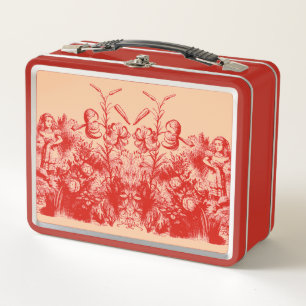 Alice im Wunderland Metall Brotdose