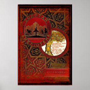 Alice im Wunderland mit "The Cheshire Cat" Poster