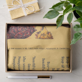 Alice im Wunderland Mock Turtle Soup Song Seidenpapier