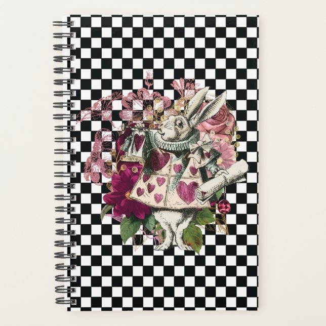 Alice im Wunderland Modernes Kaninchen Planer (Vorderseite)