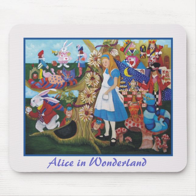 Alice im Wunderland Mousepad (Vorne)