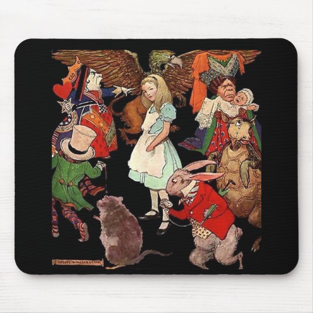 Alice im Wunderland Mousepad (Vorne)