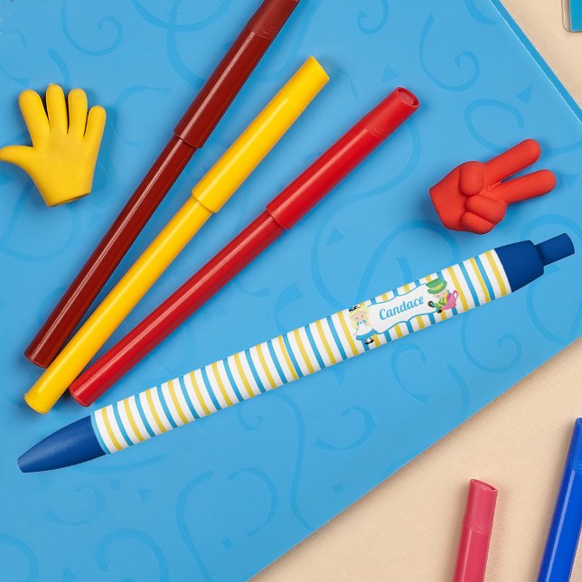 Alice im Wunderland Niedliche Kinder Buch Blau Gel Kugelschreiber (Von Creator hochgeladen)