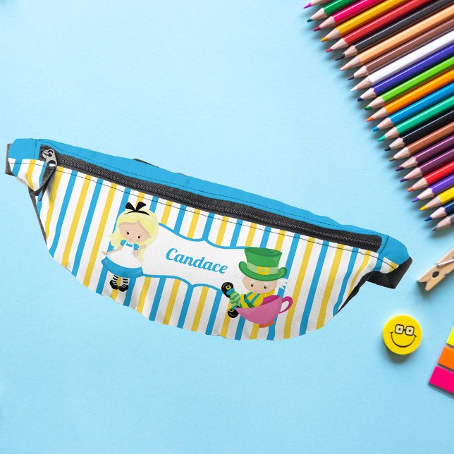 Alice im Wunderland Niedliche Personalisierte Mädc Bauchtasche (Von Creator hochgeladen)