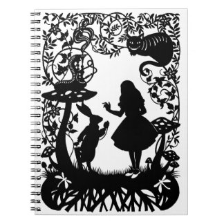 Alice im Wunderland Notizblock