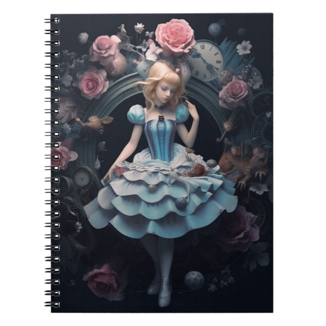 Alice im Wunderland Notizblock (Vorderseite)