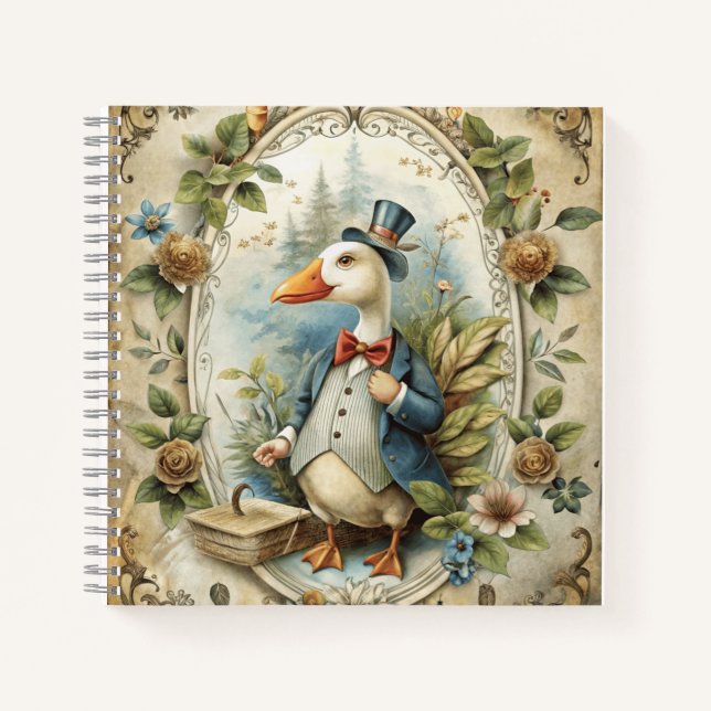 Alice im Wunderland Notizbuch (Vorderseite)