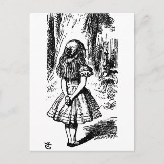 Alice im Wunderland - Originalbild Postkarte