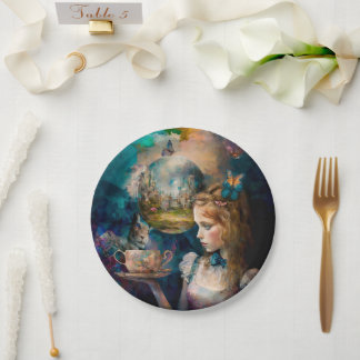 Alice im Wunderland Pappteller