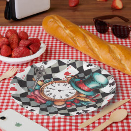 Alice im Wunderland Pappteller