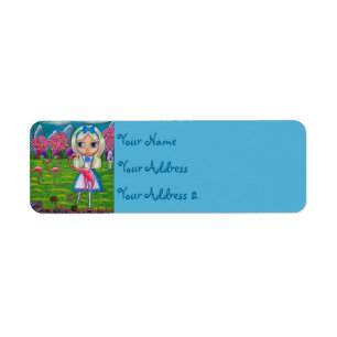 Alice im Wunderland Pink Flamingos Big Eye Kunst