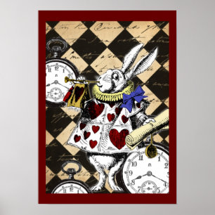 Alice im Wunderland-Plakatwerbung Poster