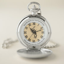 Alice im Wunderland Pocket Watch
