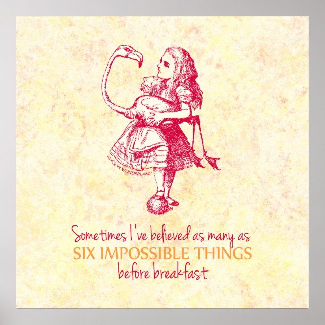 Alice im Wunderland Poster (Vorne)